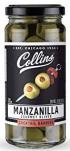 Collins Manzanilla Cocktail Olives Martini/Pimiento 5 oz 0