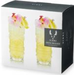 Viski Crystal Tiki Glasses 2 Pack 0