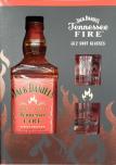 Jack Daniel's Tennessee Whiskey Fire W/2 Shot Glasses (750)
