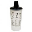 Collins 3 Piece 30 Oz Plastic Recipe Shaker Black 0