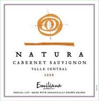 Natura by Emiliana - Cabernet Sauvignon Central Valley 2023 (750ml) (750ml)