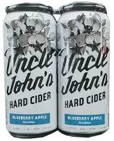 Uncle John's Blueberry Apple Cider (4 pack 16oz cans) (4 pack 16oz cans)