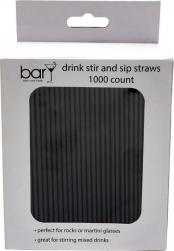 Bar Stir And Sip Straws 1000 Count
