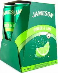 Jameson Cocktail Whiskey Gin & Lime (4 pack 355ml cans) (4 pack 355ml cans)