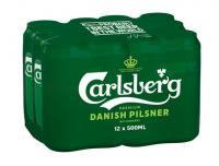 Carlsberg Beer (12 pack 16oz cans) (12 pack 16oz cans)