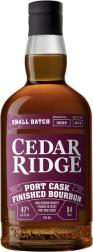 Cedar Ridge Iowa Port Cask Finished Bourbon Whiskey (750ml) (750ml)