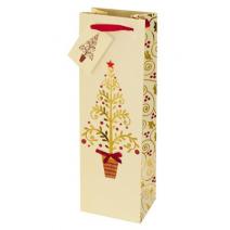 Golden Tree Holiday Gift Bag