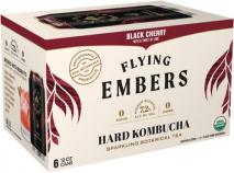 Flying Embers Black Cherry Kombucha (6 pack 12oz cans) (6 pack 12oz cans)