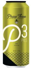 Phase Three Brewing P3 Pilsner (4 pack 16oz cans) (4 pack 16oz cans)