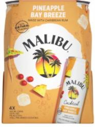 Malibu Cocktail Pineapple Bay Breeze (4 pack 355ml cans) (4 pack 355ml cans)