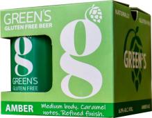 Greens Amber Gluten Free Beer (4 pack 12oz cans) (4 pack 12oz cans)