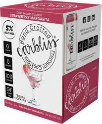 Carbliss Strawberry Margarita Tequila Soda (4 pack 12oz cans) (4 pack 12oz cans)