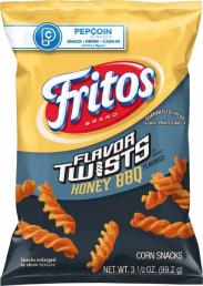 Frito Flavor Twists Honey Bbq 3.5oz