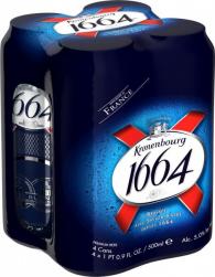 Brasseries Kronenbourg - Kronenbourg 1664 (4 pack cans) (4 pack cans)