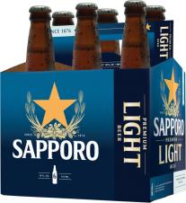 Sapporo Light (6 pack 12oz bottles) (6 pack 12oz bottles)